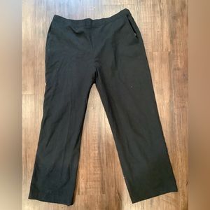 Alfred Dunner high waisted black formal pants